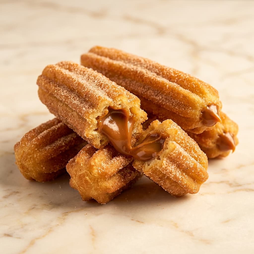 Churros fourrés dulce de leche